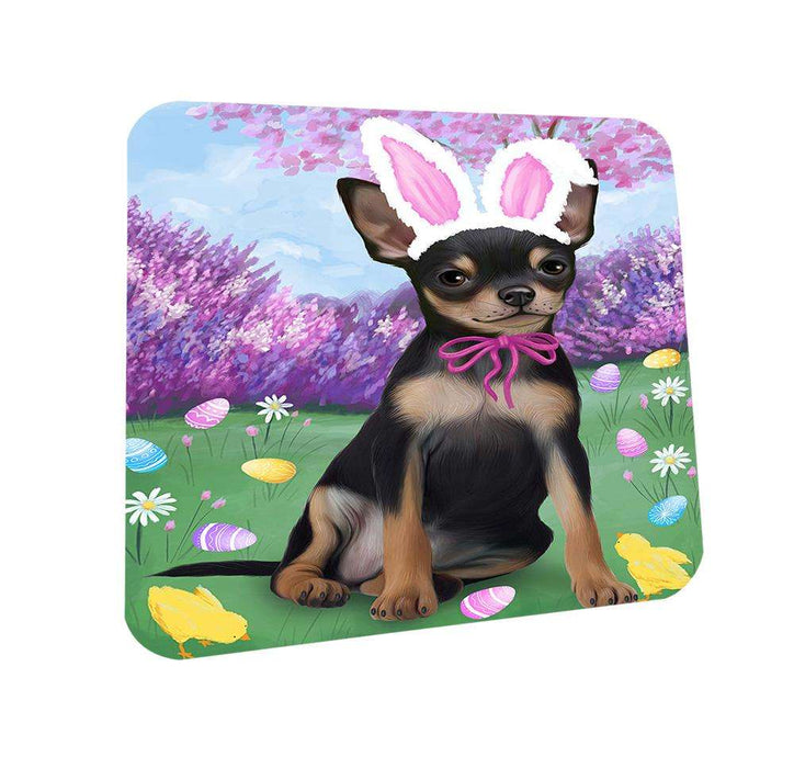 Chihuahua Dog Easter Holiday Coasters Set of 4 CST49063