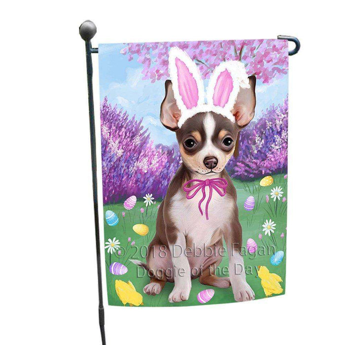 Chihuahua Dog Easter Holiday Garden Flag GFLG49010