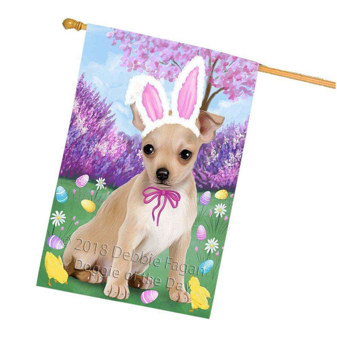 Chihuahua Dog Easter Holiday House Flag FLG49070
