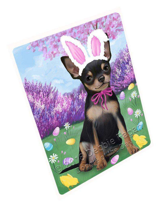 Chihuahua Dog Easter Holiday Large Refrigerator / Dishwasher Magnet RMAG54360