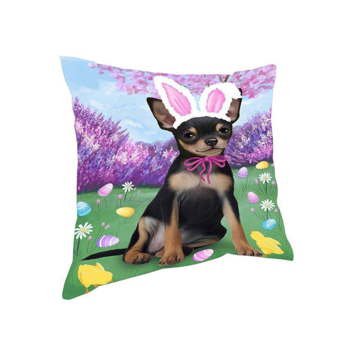 Chihuahua Dog Easter Holiday Pillow PIL52272
