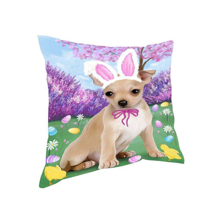 Chihuahua Dog Easter Holiday Pillow PIL52276