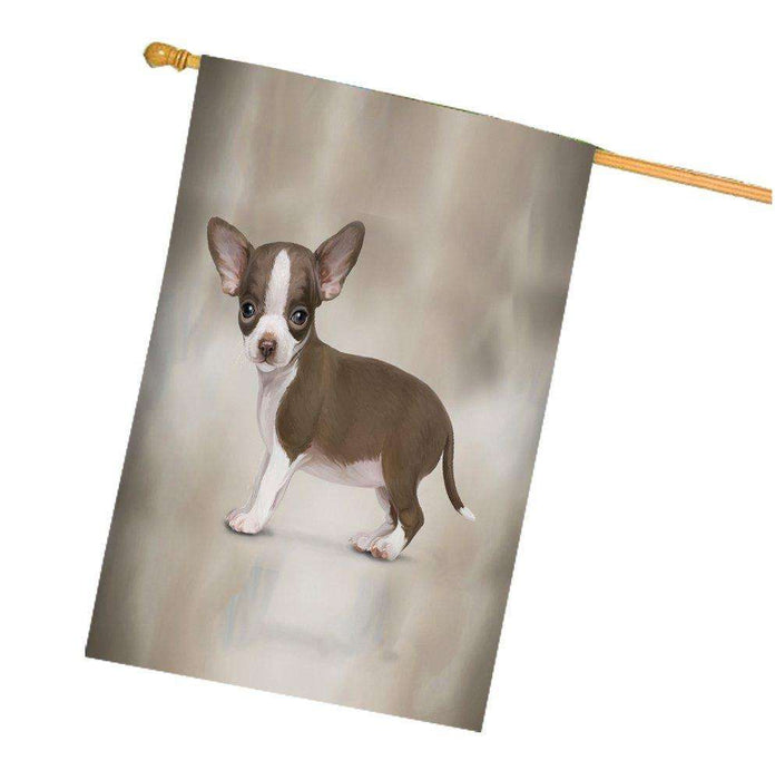 Chihuahua Dog House Flag HF007