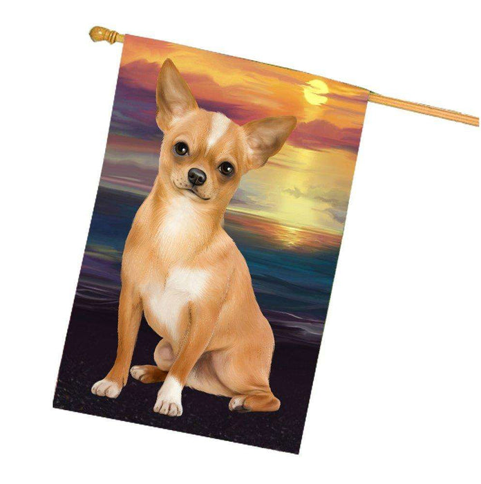 Chihuahua Dog House Flag HF312