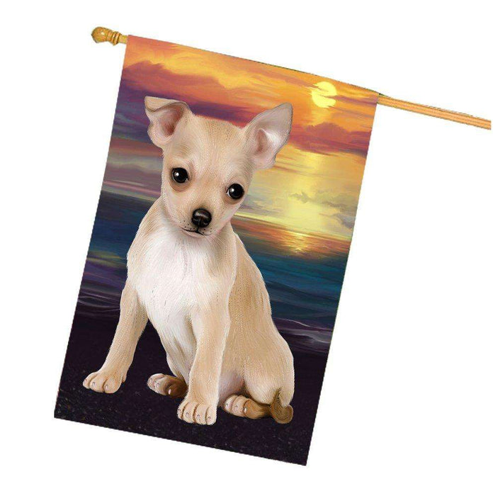 Chihuahua Dog House Flag HF314