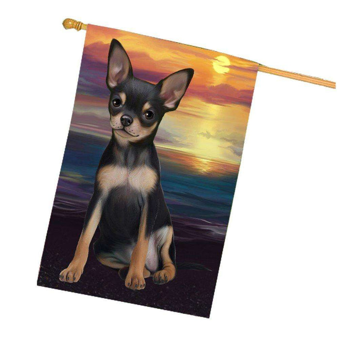 Chihuahua Dog House Flag HF315