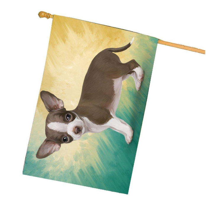 Chihuahua Dog House Flag
