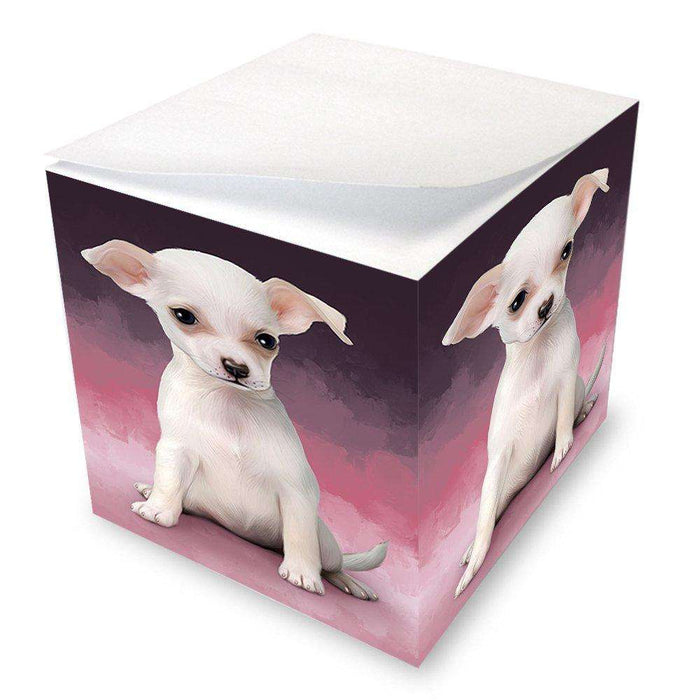 Chihuahua Dog Note Cube