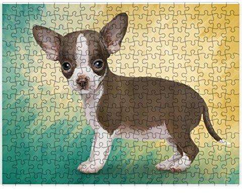 Chihuahua Dog Puzzle with Photo Tin