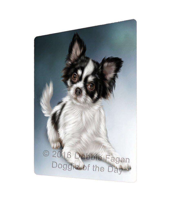 Chihuahua Dog Tempered Cutting Board (Small)