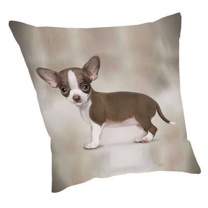 Chihuahua Dog Throw Pillow D013