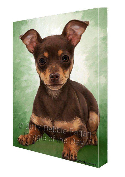 Chihuahua Puppy Dog Canvas Wall Art