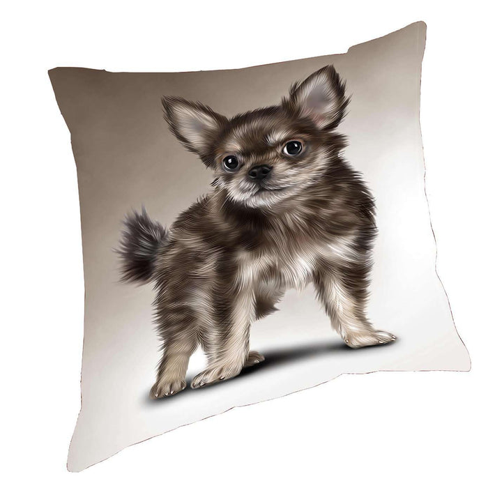 Chihuahua Puppy Dog Throw Pillow