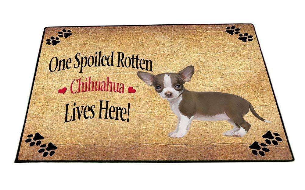 Chihuahua Spoiled Rotten Dog Indoor/Outdoor Floormat