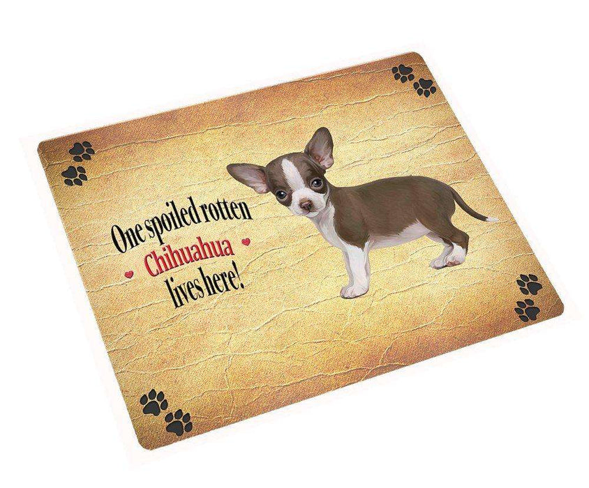 Chihuahua Spoiled Rotten Dog Large Refrigerator / Dishwasher Magnet 11.5" x 17.6"