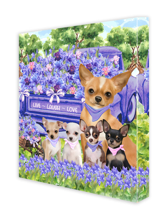 Chihuahua Canvas: Explore a Variety of Designs, Custom, Digital Art Wall Painting, Personalized, Ready to Hang Halloween Room Decor, Pet Gift for Dog Lovers