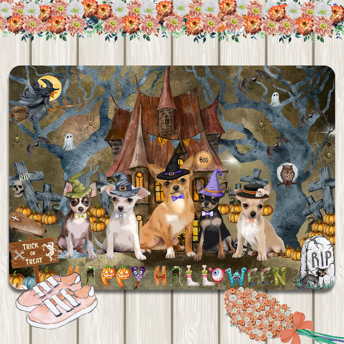 Chihuahua Area Rug and Runner: Explore a Variety of Designs, Personalized, Custom, Halloween Indoor Floor Carpet Rugs for Home and Living Room, Pet Gift for Dog Lovers