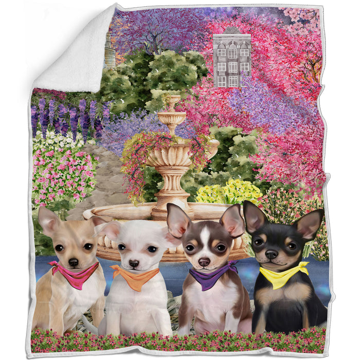 Chihuahua Blanket: Explore a Variety of Designs, Cozy Sherpa, Fleece and Woven, Custom, Personalized, Gift for Dog and Pet Lovers