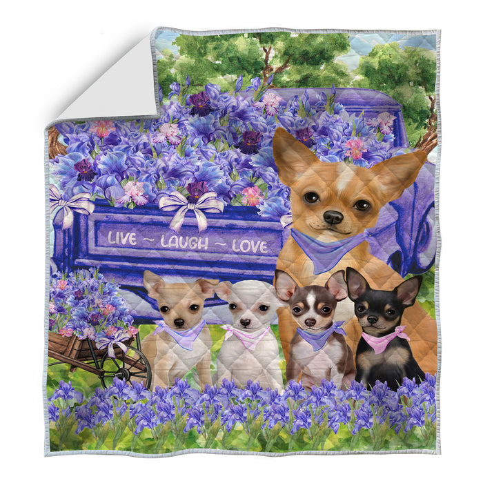 Chihuahua Quilt: Explore a Variety of Designs, Halloween Bedding Coverlet Quilted, Personalized, Custom, Dog Gift for Pet Lovers