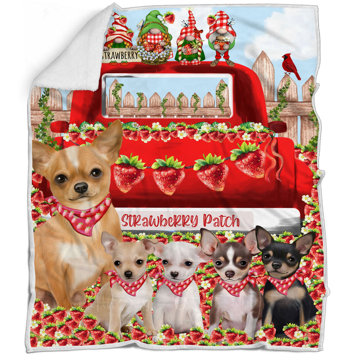 Chihuahua Blanket: Explore a Variety of Custom Designs, Bed Cozy Woven, Fleece and Sherpa, Personalized Dog Gift for Pet Lovers