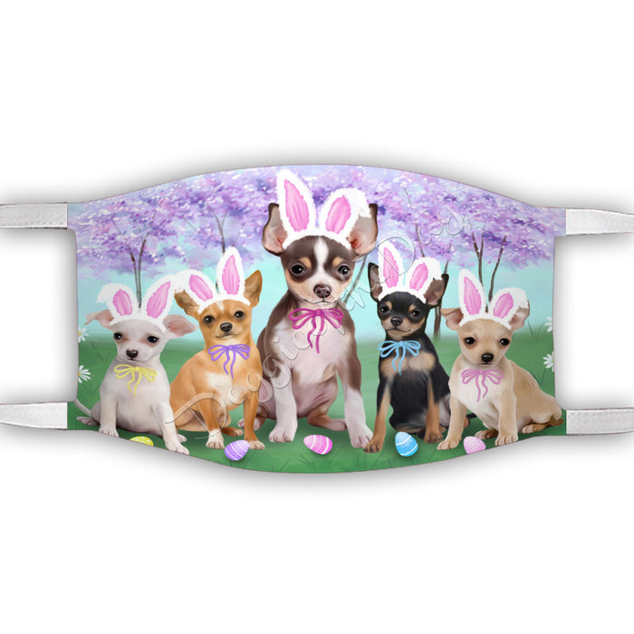 Easter Holiday Chihuahua Dogs Face Mask FM49591