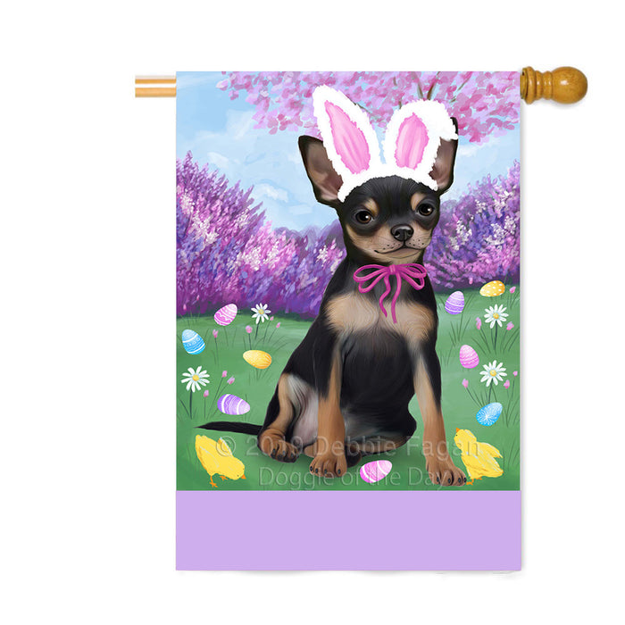 Personalized Easter Holiday Chihuahua Dog Custom House Flag FLG-DOTD-A58878