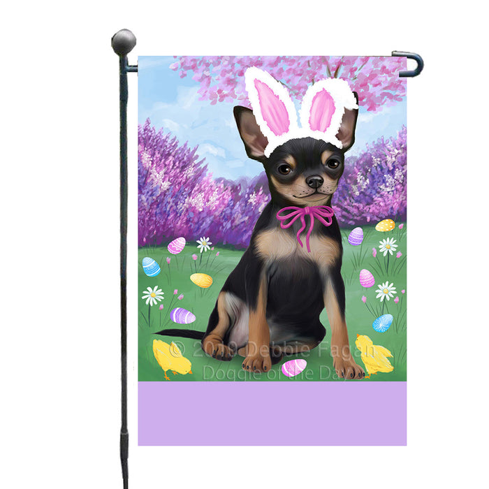 Personalized Easter Holiday Chihuahua Dog Custom Garden Flags GFLG-DOTD-A58822
