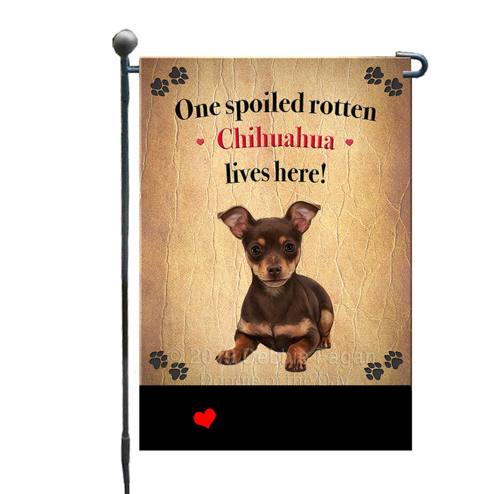 Personalized Spoiled Rotten Chihuahua Dog GFLG-DOTD-A63167