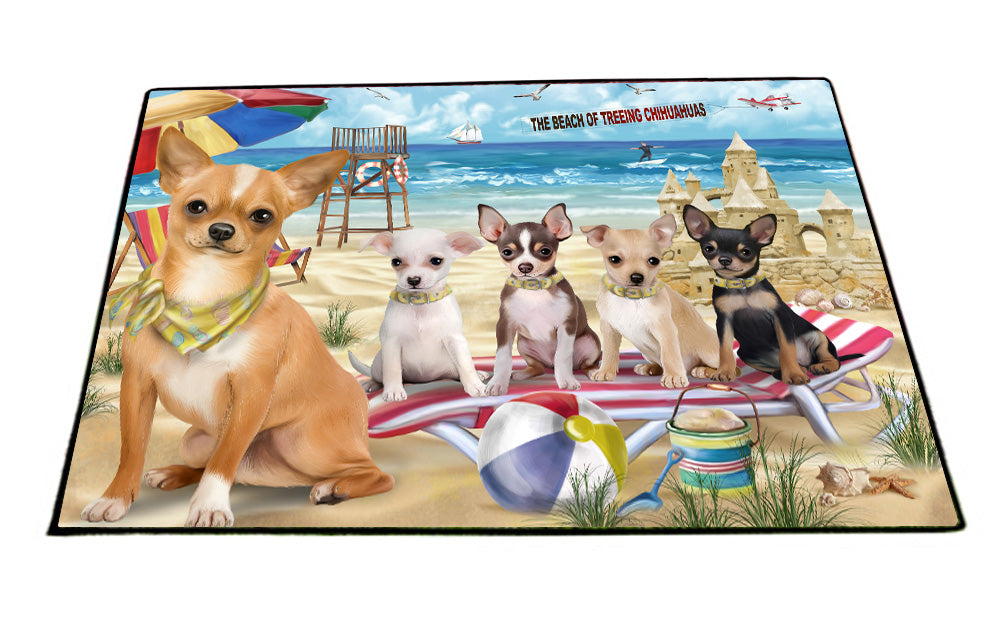 Pet Friendly Beach Chihuahua Dogs Floormat FLMS55840