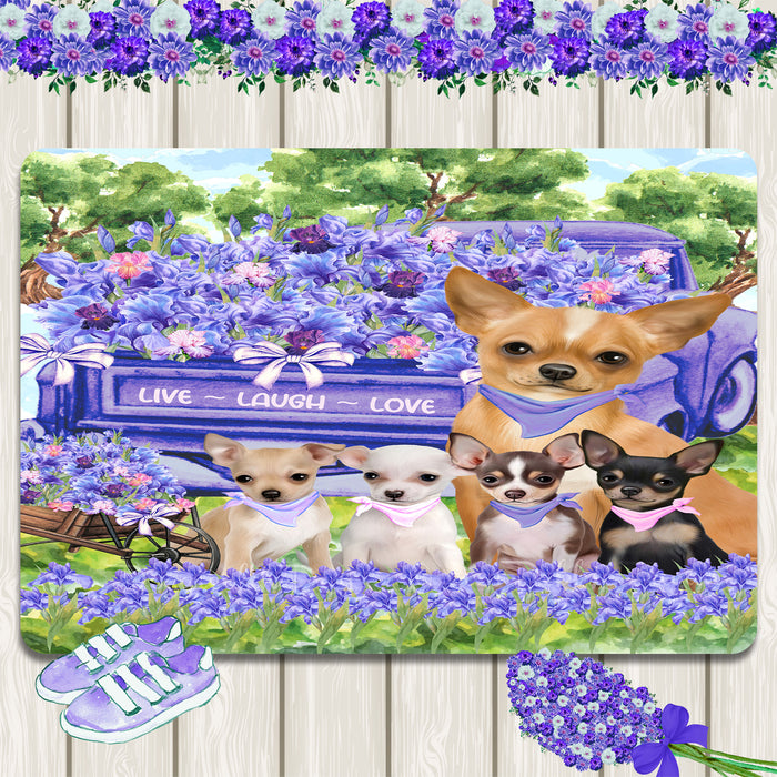 Chihuahua Area Rug and Runner: Explore a Variety of Designs, Custom, Personalized, Indoor Floor Carpet Rugs for Home and Living Room, Gift for Dog and Pet Lovers