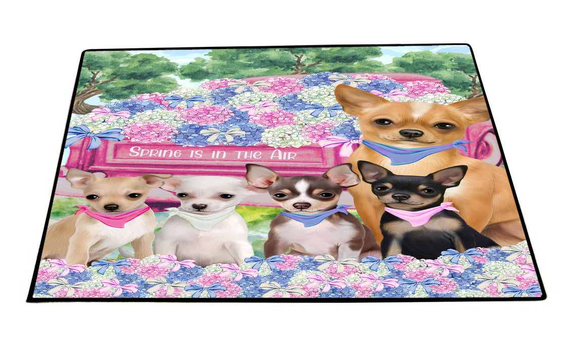 Chihuahua Floor Mat: Explore a Variety of Designs, Custom, Personalized, Anti-Slip Door Mats for Indoor and Outdoor, Gift for Dog and Pet Lovers