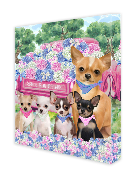 Chihuahua Canvas: Explore a Variety of Designs, Digital Art Wall Painting, Personalized, Custom, Ready to Hang Room Decoration, Gift for Pet & Dog Lovers