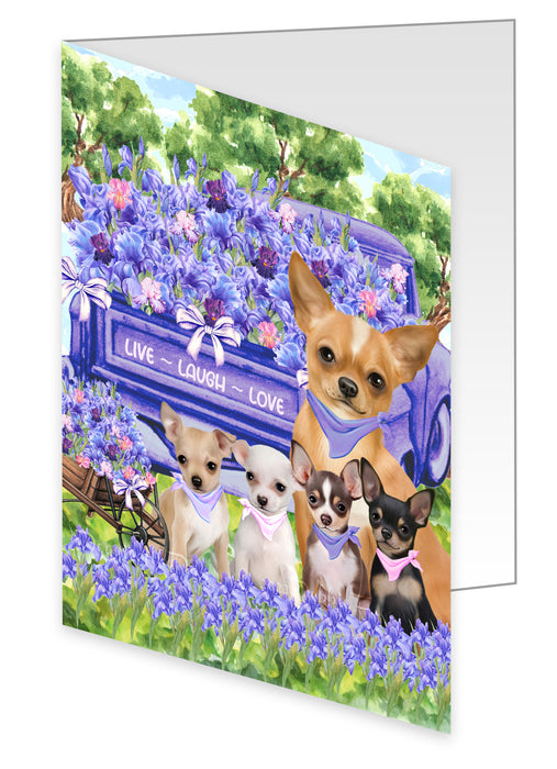 Chihuahua Greeting Cards & Note Cards with Envelopes, Explore a Variety of Designs, Custom, Personalized, Multi Pack Pet Gift for Dog Lovers