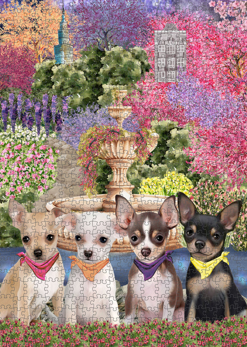 Chihuahua Jigsaw Puzzle: Explore a Variety of Designs, Interlocking Halloween Puzzles for Adult, Custom, Personalized, Pet Gift for Dog Lovers