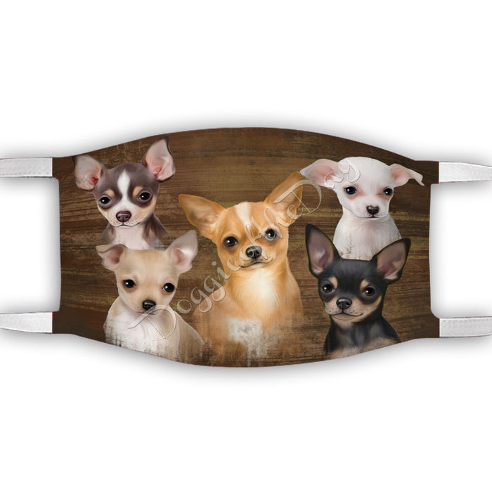 Rustic Chihuahua Dogs Face Mask FM50044