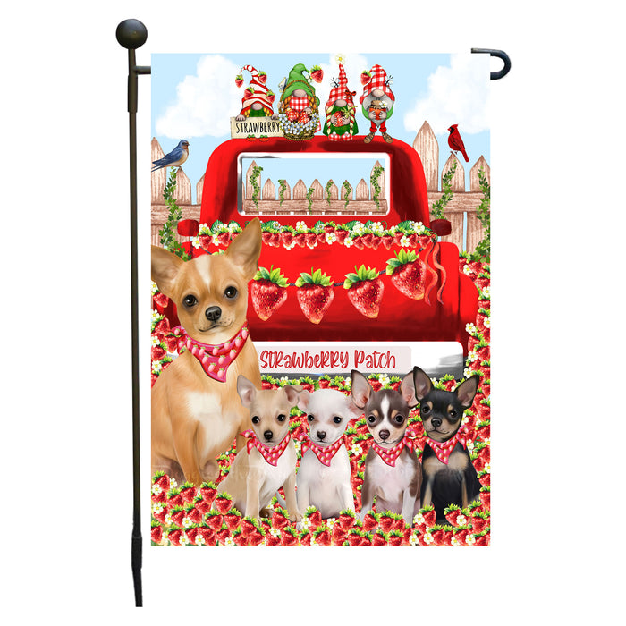 Chihuahua Dogs Garden Flag: Explore a Variety of Custom Designs, Double-Sided, Personalized, Weather Resistant, Garden Outside Yard Decor, Dog Gift for Pet Lovers