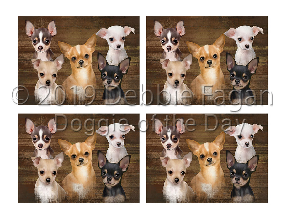 Rustic Chihuahua Dogs Placemat