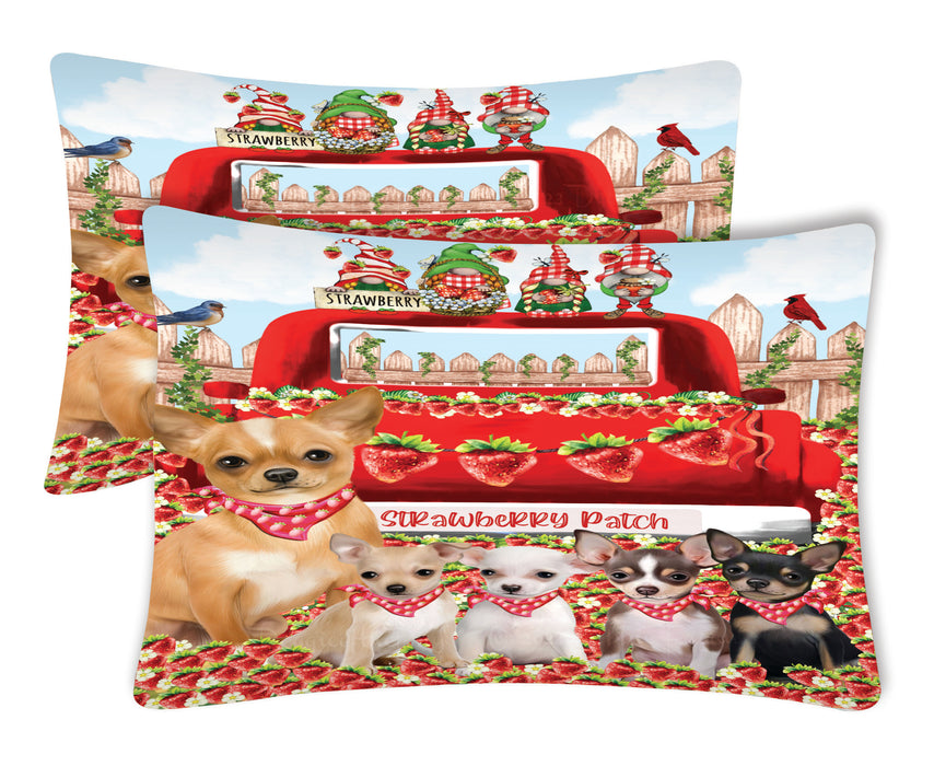 Chihuahua Pillow Case, Standard Pillowcases Set of 2, Explore a Variety of Designs, Custom, Personalized, Pet & Dog Lovers Gifts