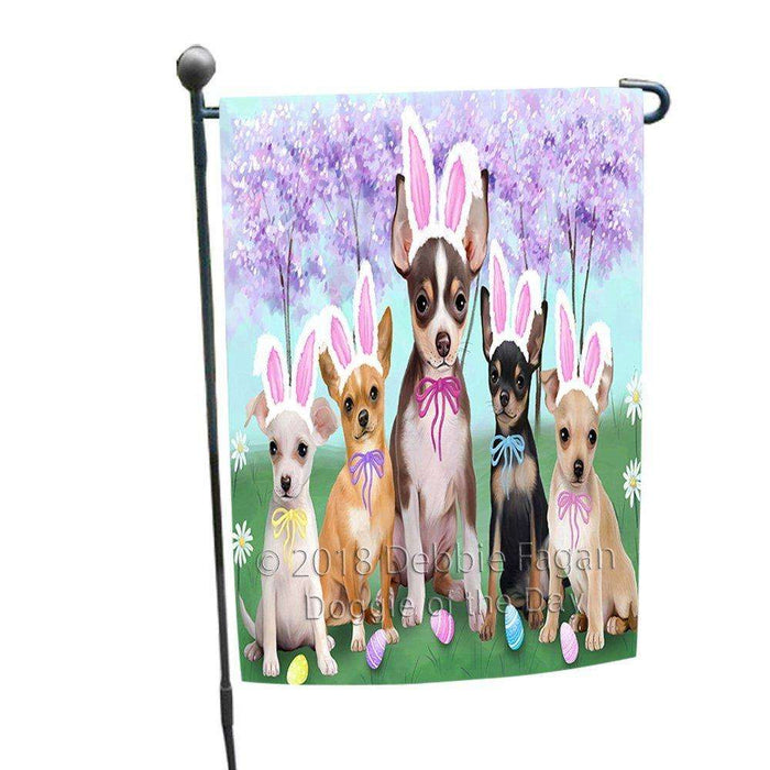 Chihuahuas Dog Easter Holiday Garden Flag GFLG49011