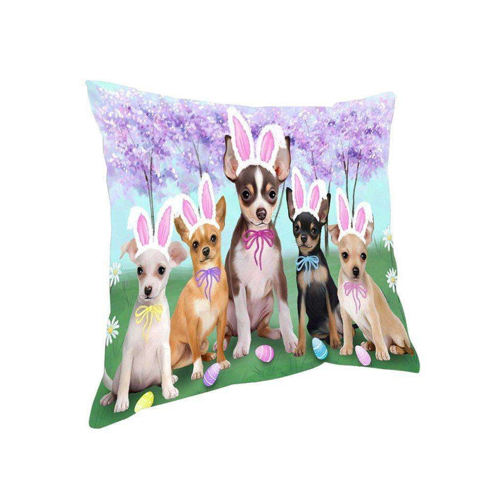 Chihuahuas Dog Easter Holiday Pillow PIL52264