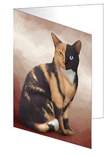 Chimera Cat Handmade Artwork Assorted Pets Greeting Cards and Note Cards with Envelopes for All Occasions and Holiday Seasons
