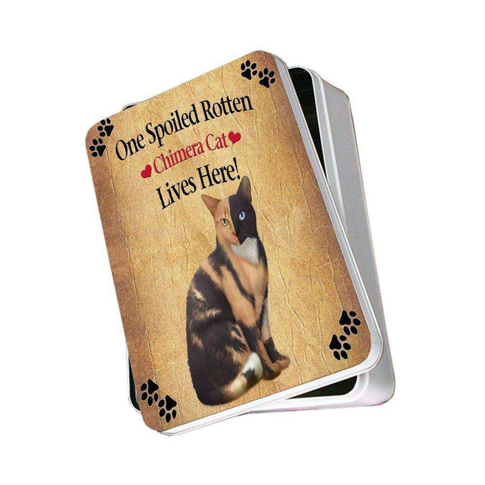 Chimera Spoiled Rotten Cat Photo Storage Tin