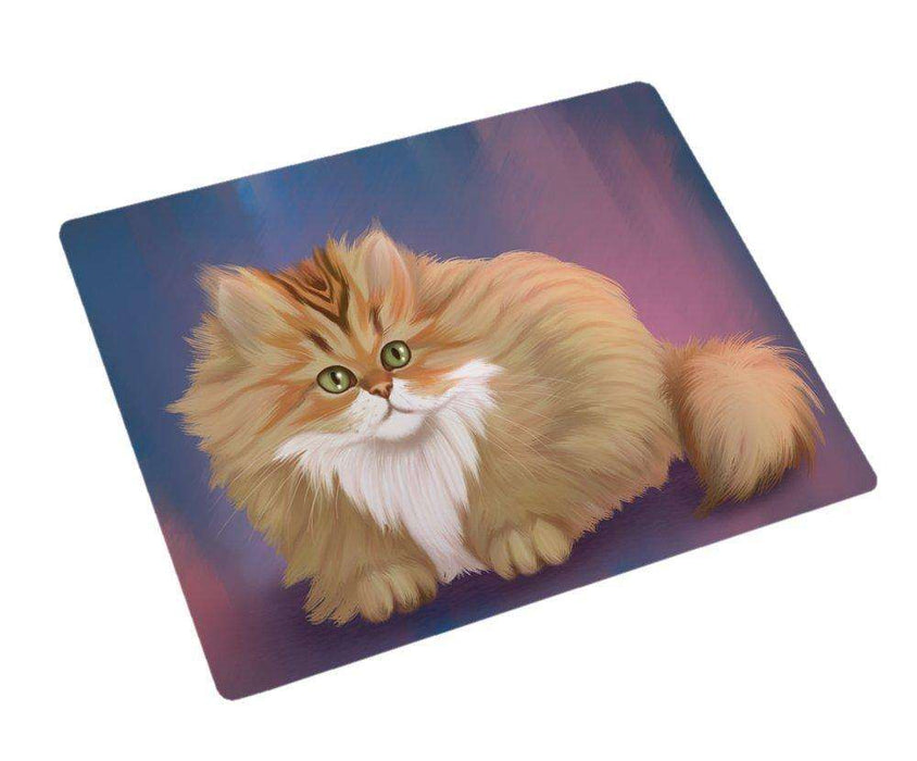 Chinchilla Golden Persian Cat Tempered Cutting Board (Small)