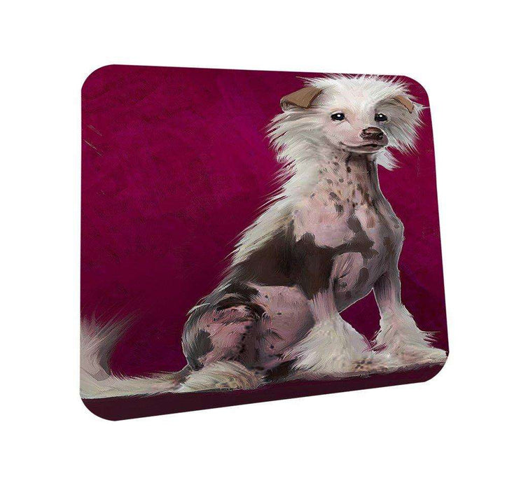 Chinese Crested Dog Coasters Set of 4 CST48394