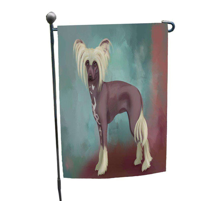 Chinese Crested Dog Garden Flag