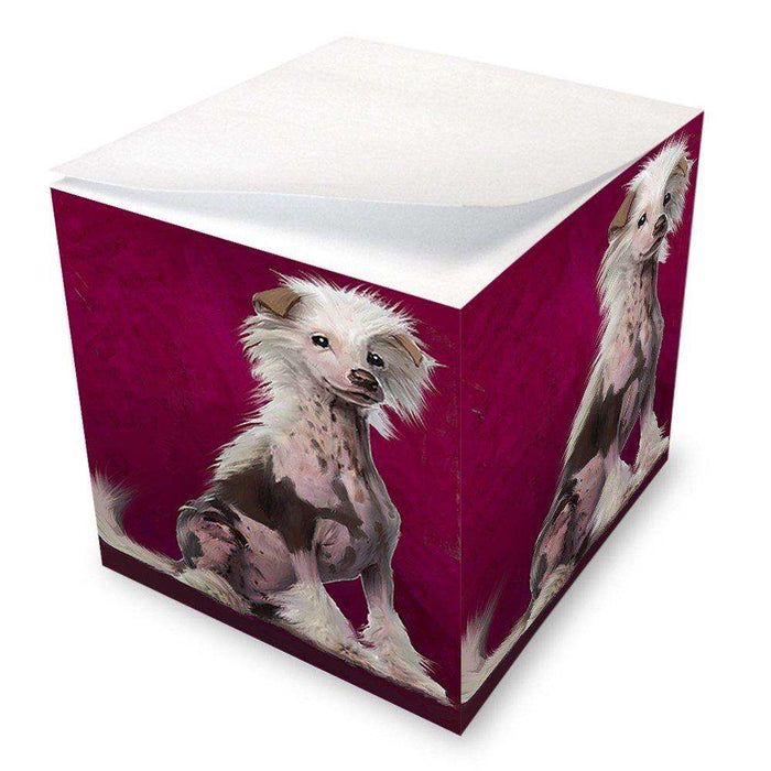 Chinese Crested Dog Note Cube NOC48435