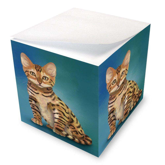 Chinese Li Hua Kitten Cat Note Cube