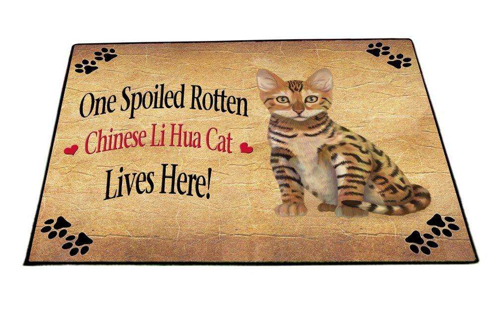 Chinese Li Hua Kitten Spoiled Rotten Cat Indoor/Outdoor Floormat