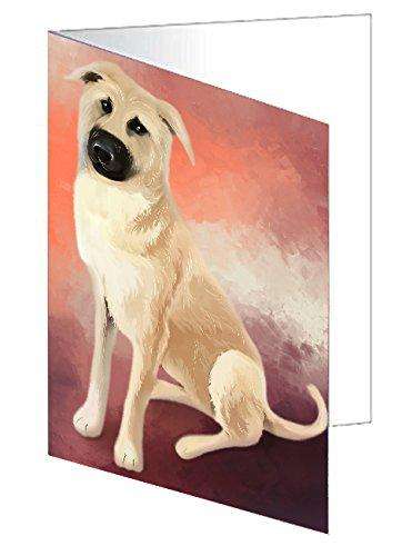 Chinook Dog Handmade Artwork Assorted Pets Greeting Cards and Note Cards with Envelopes for All Occasions and Holiday Seasons