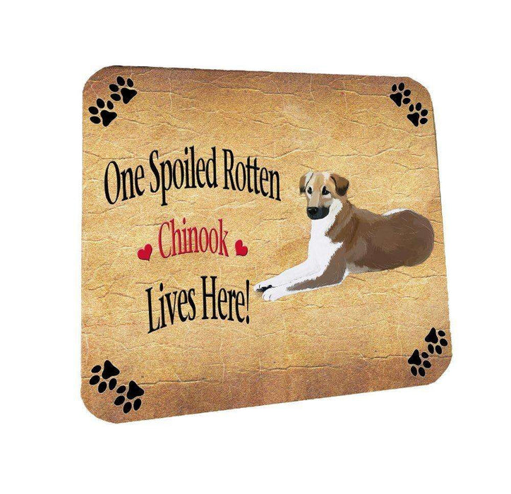 Chinook Spoiled Rotten Dog Coasters Set of 4